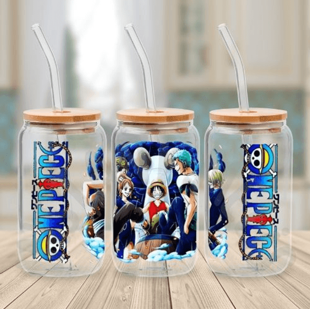 Canette en verre - One Piece 