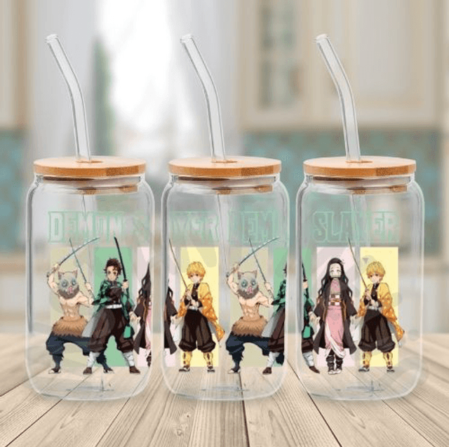 Canette en verre - Demon Slayer