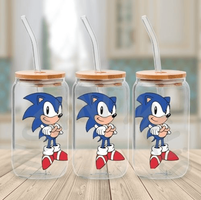 Canette en verre - Sonic