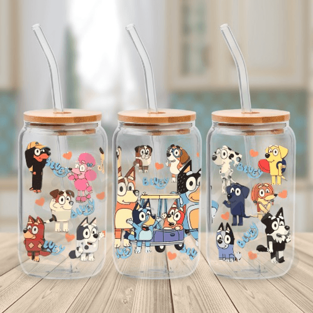Canette en verre - Bluey
